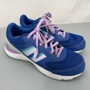 New Balance 680v6 Sneakers Shoes Athletic Walking Running Blue Big Kids Girls 6